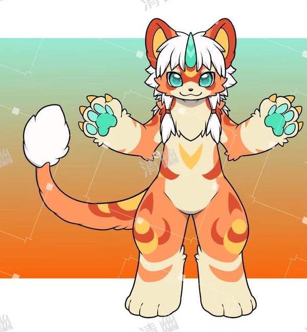 Kemono full suit fire dragon