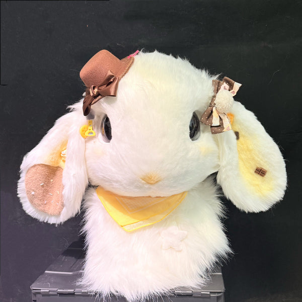 Semi Realistic Chocolate Detective Bunny Fursuit