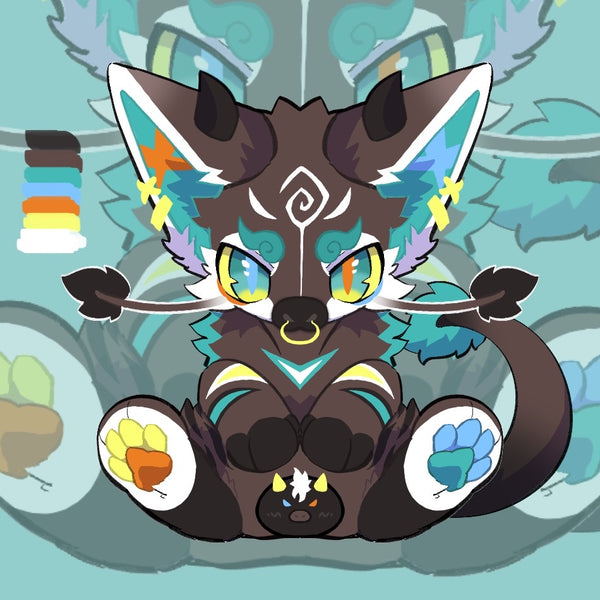 Kemono Style Oriental Fantasy Beast Kuirin  (夔)