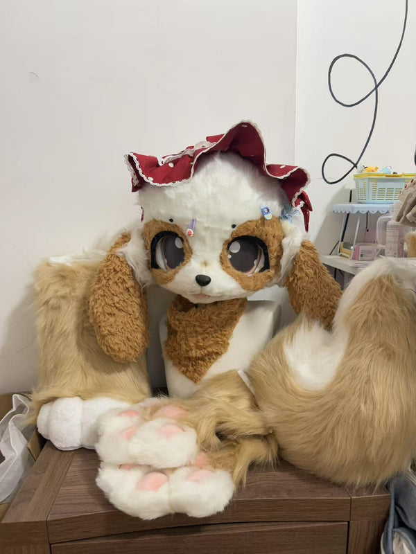 Kemono Kig Mixed Style Beagle Puppy Full Partials Fursuit