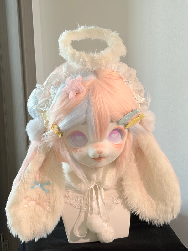 Rainbow Angle Lop Bunny Kig Style Fursuit