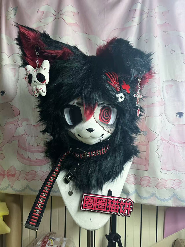 Kig Style Style Red Gothic Core Puppy