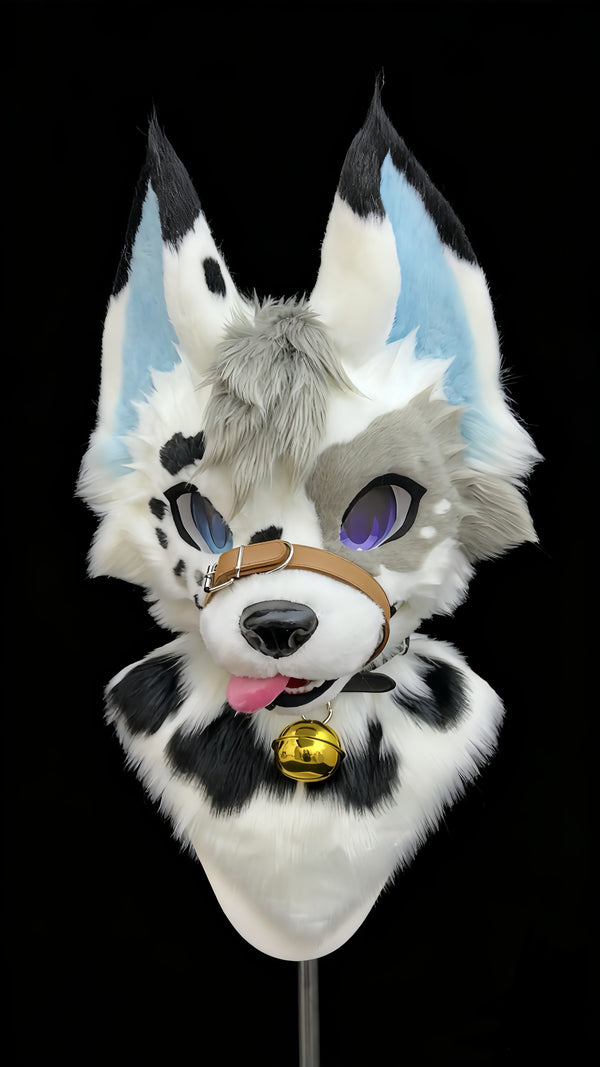 Toony Style Merle Wolf Fursuit - Pixel